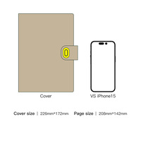 Ensemble de classeur en cuir PU A5 de qualité supérieure et agenda pour femme avec logo personnalisé - Carnets/journaux de luxe, cadeau pour le bureau et usage personnel