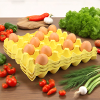 Bandejas Cuadradas Biodegradables para Huevos, Caja de Embalaje Resistente a Impactos para la Industria Alimentaria, Granjas y Supermercados