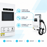 Borne de Recharge DC CCS2 20kW pour Véhicules Électriques, Monopistolet, OCPP 1.6J, RFID, IP54, Station Résidentielle Communautaire, Écran Tactile, Paiement QR, Cloud