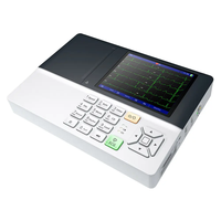 Máquina ECG EKG de 3 canales digital médica Visbull, con pantalla LCD de 5 pulgadas, 1 unidad, 2 unidades