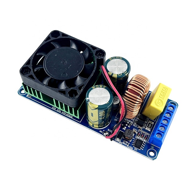 IRS2092S Class D Amplifier Module 500W Mono - High Frequency Audio Amp Board with Dual DC Power Supply for Car Subwoofer