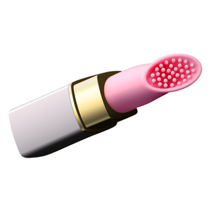 Lipstick <b>Mini</b> Vibrating Wand Pink White ABS Button Control Adult Stimulation Non Latex <b>Vibrators</b> - Product Image 4