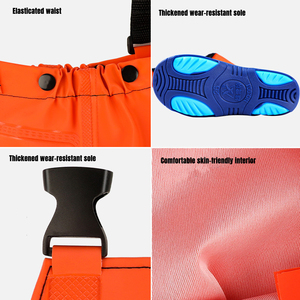 Cuissardes de pêche respirantes imperméables pour jeunes, bottes de pêche légères pour enfants - Product Image 5