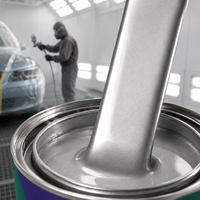 Peinture de base acrylique 1K pour automobile, séchage rapide, peinture de retouche automobile pour réparation de carrosserie, vente en gros en usine