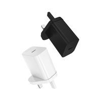 Cargador de Laptop de 35W con Enchufe UK, USB-C, GaN PD 3.0, Resistente al Fuego, con Protección OTP/OVP para Relojes Inteligentes y Auriculares