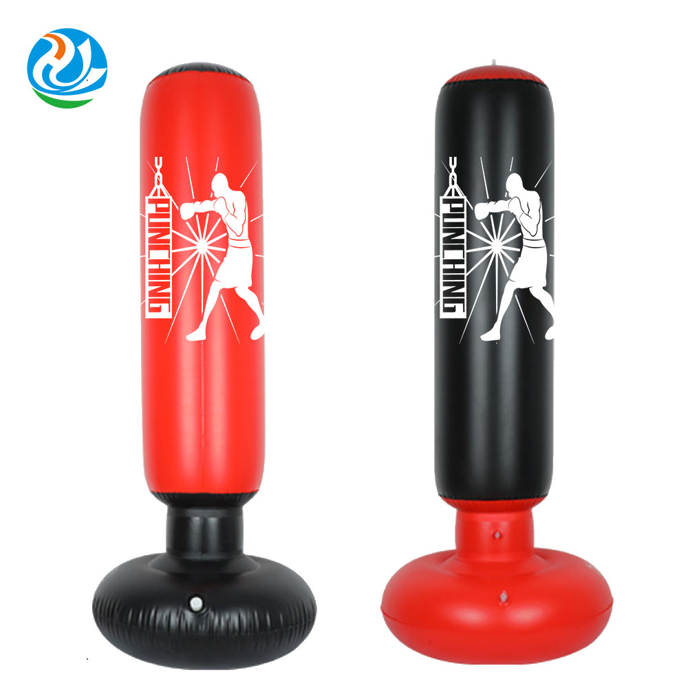 Спортивное оборудование для тренировки бокса на открытом воздухе в помещении, надувной боксерский мешок для кикбоксинга на продажу