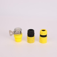 Raccord rapide pour tuyau d'arrosage en plastique multifonctionnel pour usage domestique, lavage de voiture, arrosage de jardin et usage agricole
