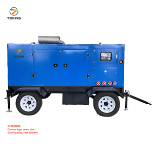 150kw 100kw 200kw groupe électrogène diesel de remorque mobile silencieuse ATS chantier de construction exploitation minière alimentation de secours 50/60Hz Tekins TK380GF - Product Image 1
