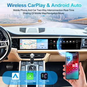 Navihua New Design Dual Touch Screen Android Car Radio GPS Navigation Multimedia Carplay Auto Stereo for Porsche Macan 2018-2024 - Product Image 3