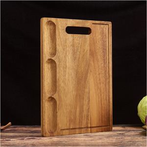 Bamboo Cutting Board 45x30x3.5cm Square With Juice Sink Kitchen Chopping <b>Block</b> - Product Image 4