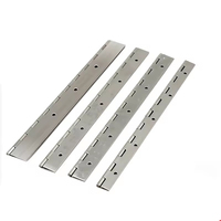 Charnières de piano longues en acier inoxydable de qualité supérieure, à largeur personnalisée, pour meubles, portes de placards pliantes, boîtes de rangement