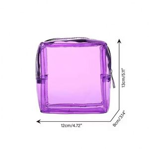 Small Transparent Cosmetic Bag PVC Women Zipper Clear <b>Makeup</b> Bags Beauty <b>Case</b> Travel Organizer Storage Wash Bag - Product Image 6