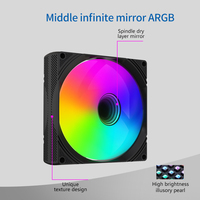 Ventilador RGB de 90 mm para PC, Personalizable con su Logotipo, Precio de Fábrica LOVINGCOOL, Enfriador de CPU PWM de 9 cm