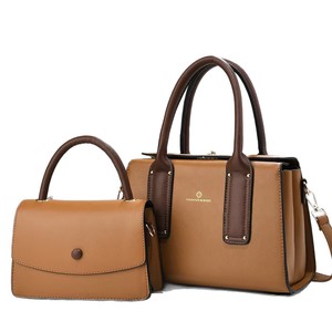 Lot de 2 sacs à main de luxe en cuir PU pour femme – Vente en gros - Product Image 5