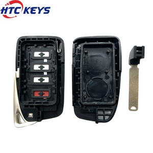 Carcasa para Llave de Coche con 3 Botones para HTC KEYS, Compatible con L <span class=keywords><strong>Exus</strong></span> RX200t - Product Image 5