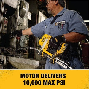 Pistolet à graisse électrique DeWalt 20V Lithium-ion portable haute pression avec tuyau flexible de 42 pouces - Product Image 5