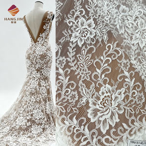 Derniers modèles Prix de gros Broderie 3D <span class=keywords><strong>Dentelle</strong></span> française Chantilly Tissu de <span class=keywords><strong>dentelle</strong></span> de haute qualité pour robe de mariée - Product Image 1