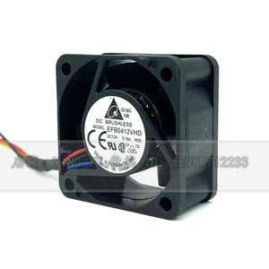 เดลต้า Efb0412vhd 4020 12V 0.18A พัดลมระบายความร้อนแบบลูกปืนคู่ - Product Image 2