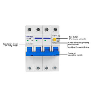 380V 4P Fehlerstrom-Schutzschalter MCB 30mA Überlast-Kurzschluss-Leckstromschutz RCBO RCCB RCD 32A 63A 80A - Product Image 4
