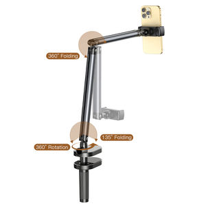 CT09 התאמה אישית סיטונאית במפעל 360 סיבוב שולחן שלוחה מחזיק מעמד אלומיניום למעמדים אוניברסליים למחשב טאבלט - Product Image 2