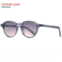 Nouvelles Lunettes de Soleil Rondes Rétro 2026 en PC, Protection UV400, Tendance Ins, Monture Couleur Thé Haut de Gamme, Style Niche