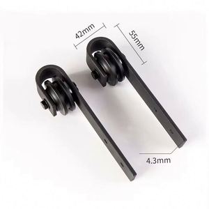 ชุดอุปกรณ์ประตูบานเลื่อนแบบมินิ WEKIS รุ่นโมเดิร์น สำหรับตู้  วัสดุเหล็กทนทาน ใช้ได้ทั้งภายใน/ภายนอก  ประตูบานเลื่อนแบบกันเสียงสองชั้น - Product Image 4