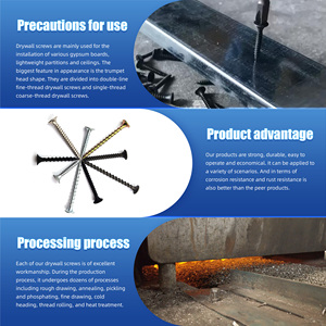 Chất lượng cao màu xám phosphated vách thạch cao vít đặc biệt được sử dụng để trang trí - Product Image 4