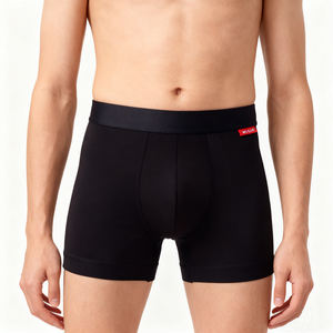 Boxers respirants en modal Tencel pour hommes, sous-vêtements de sport respirants et absorbants, caleçons cool - Product Image 1