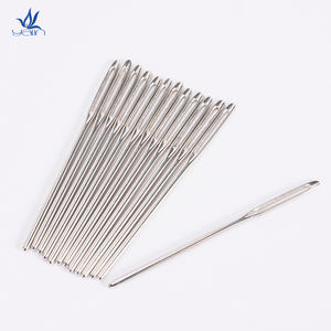 Aiguilles <span class=keywords><strong>à</strong></span> coudre <span class=keywords><strong>à</strong></span> pointe émoussée <span class=keywords><strong>à</strong></span> grand chas en <span class=keywords><strong>laine</strong></span> argentée, durables, écologiques, portables, pour broderie au point de croix, tapisserie et couture <span class=keywords><strong>à</strong></span> la main - Product Image 2