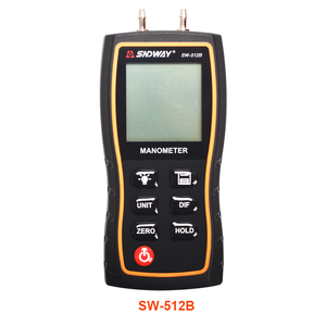 SNDWAY manomètre différentiel d'air <span class=keywords><strong>Portable</strong></span> 2 ports 3 gamme SW-512A B C manomètre pour mesurer la pression - Product Image 2