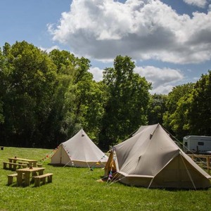 Tente cloche en toile de glamping de luxe étanche personnalisée <span class=keywords><strong>sibley</strong></span> 5m pour l'extérieur - Product Image 4