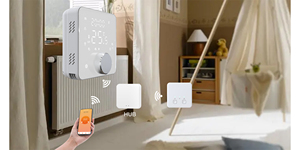 HysenホテルスマートホームサーモスタットウィークリープログラマブルWiFiスマートサーモスタット<span class=keywords><strong>LED</strong></span>ディスプレイノブサーモスタット - Product Image 3