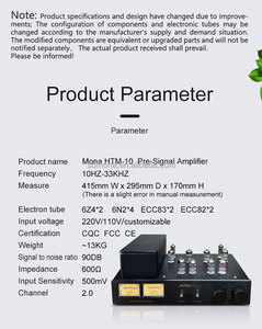 Neuheit: HTM-10 HiFi-Stereo-Audio-Vorverstärker und erstklassiger Röhrenverstärker für ein außergewöhnliches Klangerlebnis - Product Image 5