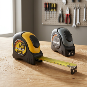 UPTI Taiwan Made High Quality Metric Steel Manual Lock <b>Measuring</b> <b>Tape</b> 8m Length 0.12mm Blade Thickness Ergonomic Design High - Product Image 2