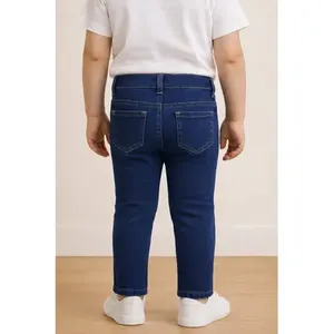 Jeans a Gamba Dritta Adrenaline Lavaggio Medio Elasticizzati Pantaloni Casual per Bambini 5 Tasche Vita Media - Product Image 4