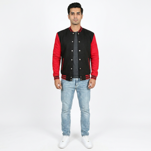 Custom Chenille Embroidery Patch Vintage Letterman Varsity <b>Jacket</b> <b>for</b> <b>Men</b> Stand Collar Winter Breathable College <b>Baseball</b> <b>Jacket</b> - Product Image 1