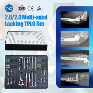 <strong>Surgical</strong> <strong>Instruments</strong> Set 2.0/2.4 Veterinary Tplo Locking <strong>Bone</strong> Plates <strong>Instruments</strong> - Product Image 1