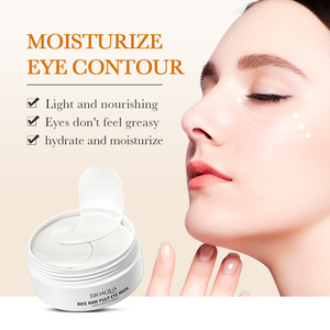 OEM ODM BIOAQUA cuidado de la piel coreano arroz crudo máscara antiarrugas parche para ojos máscara de cristal colágeno antiarrugas parches para los ojos máscaras - Product Image 2