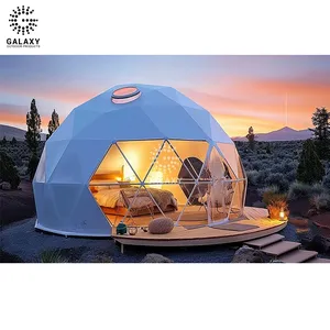 Kit de alta qualidade e preço para casa glamping kit casas tenda cúpula geodésica no Canadá para venda