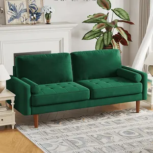 Modern Living Room Furniture Sectional COOC KD L Sofa Set Fabric Assembly Modular Sofa