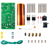 MLK Tesla Coil DIY Kit avec Music Arc Plasma | Ensemble d'expérimentations électroniques pour les passionnés de sciences et l'éducation STEM