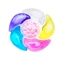 Lessive en capsules écologiques jetables, gel 8x concentré aux enzymes naturelles pour machine automatique