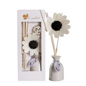 Hot Selling Eco-Friendly BPA Free Ceramic Bottle Household Scent Essential Oil Air Freshener Aromatherapy Reed <strong>Diffuser</strong> 30ml - Product Image 4