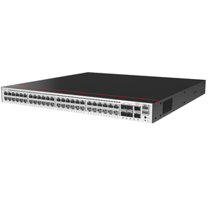 S5735-S48P4XE-V2 98012053 4 * 10GE SFP + Portas <span class=keywords><strong>2</strong></span> * 12GE Stack Portas PoE + Enterprise Network Switch - Product Image 1