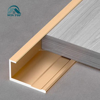 Profilé en aluminium de qualité supérieure pour panneau, garniture en alliage d'aluminium, protection d'angle, embout décoratif, bande de protection pour panneau mural