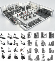 Équipement de Gym Commercial de 300 m² Direct Usine – Ensemble Complet d'Appareils de Musculation et Cardio – Pack Complet pour Club de Fitness – OEM ODM Clé en Main
