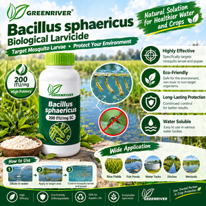 <span class=keywords><strong>Insecticida</strong></span> Biológico Bacillus Sphaericus 200 ITU/mg SC, Larvicida <span class=keywords><strong>para</strong></span> Mosquitos, Pesticida Microbiano - Product Image 1