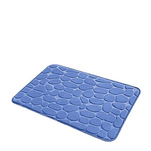 Tapis de bain Cangming en polaire corail gaufré, petite taille, absorbant, pour salle de bain, style moderne et simple, lavable à la main - Product Image 4