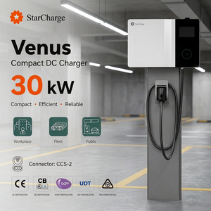Cargador Rápido Starcharge Venus de 30 Kilovatios CCS2, 95% de Eficiencia Máxima, Cable de 5m, IP55, Carga Inteligente, Cargador Público de CC para Vehículos Eléctricos - Product Image 1