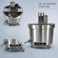 Fabrieksdirect commerciële gas kookketel met automatische roerder, 304 roestvrij staal, zware uitvoering, voor restaurantkeukens